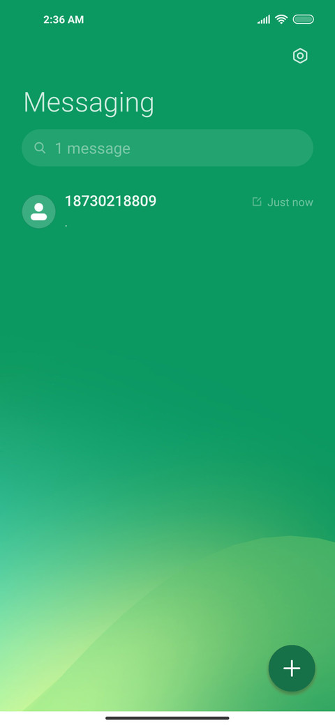 Gradient screenshot