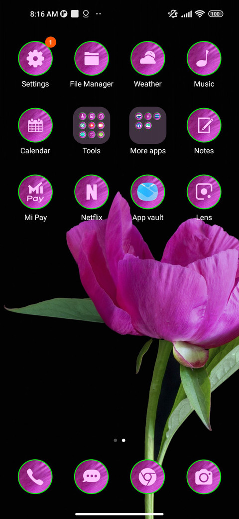 amoled pink screenshot