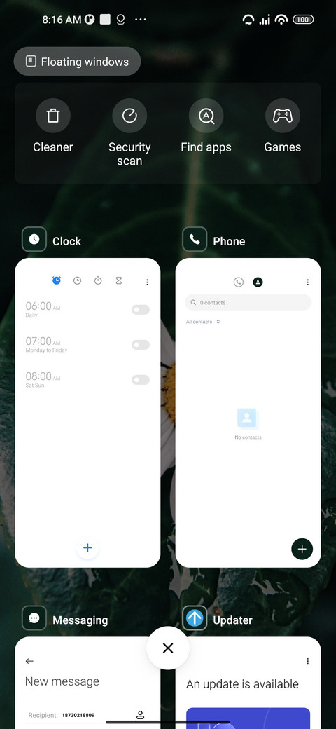 Leaf screenshot