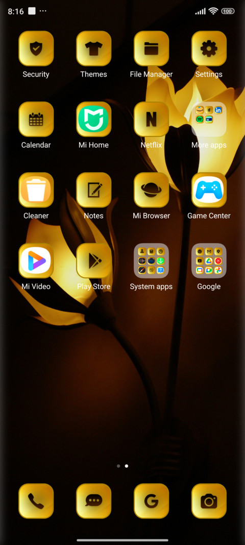 lamp flowers screenshot