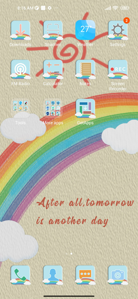 Rainbow Piano screenshot