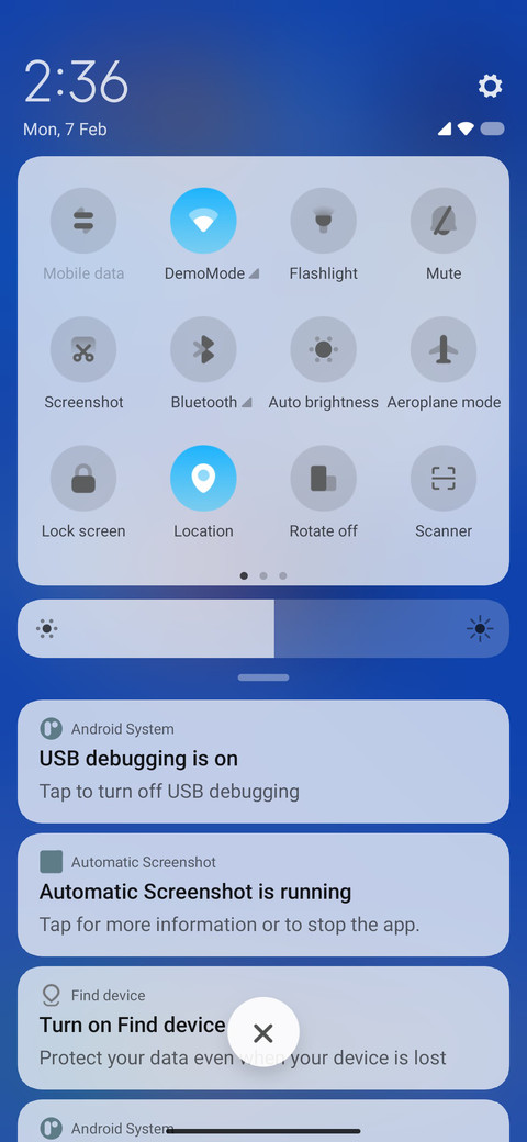 Classy UI screenshot
