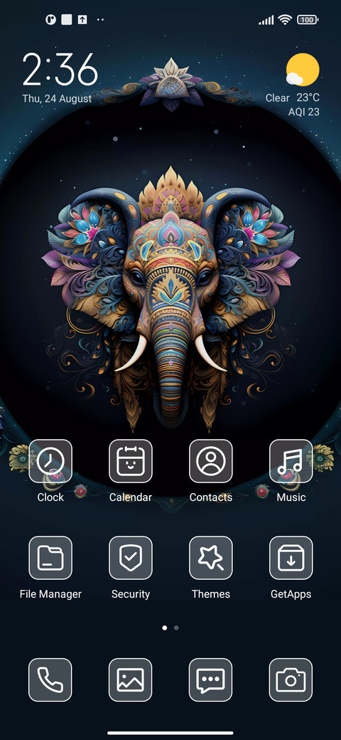 Elephant art screenshot