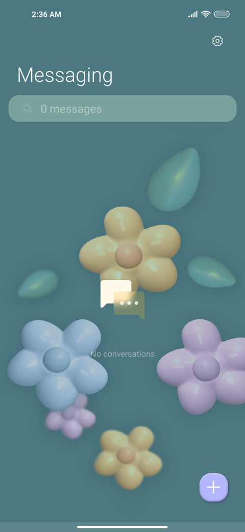 3D lovely flowers screenshot