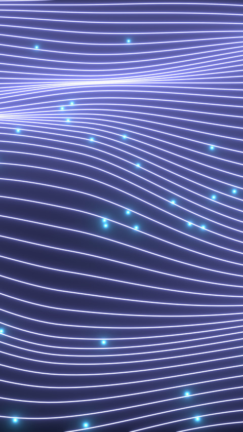 Lines emitting purple light screenshot