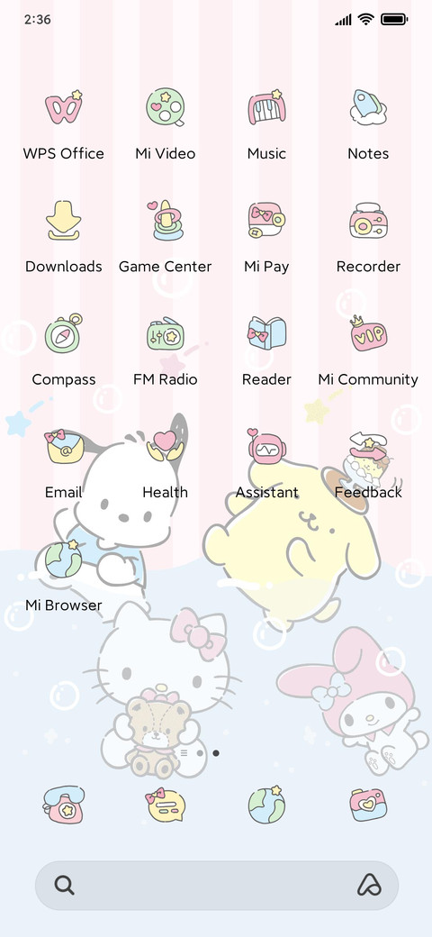 Sanrio Wash away screenshot