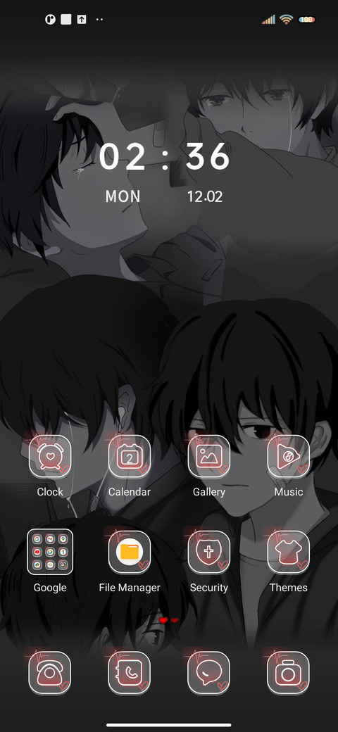 Sorrowful boy screenshot
