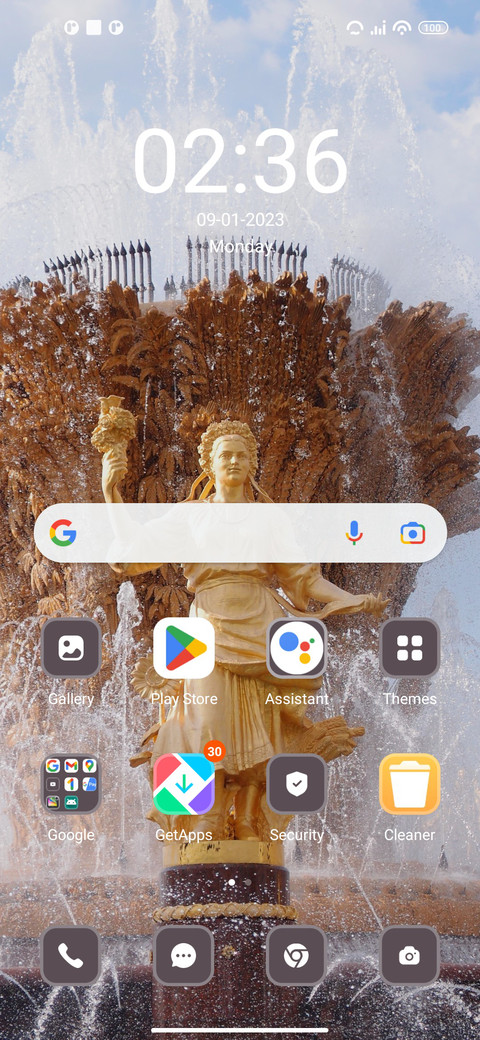 Fountain screenshot