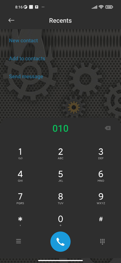 Rotating gear screenshot