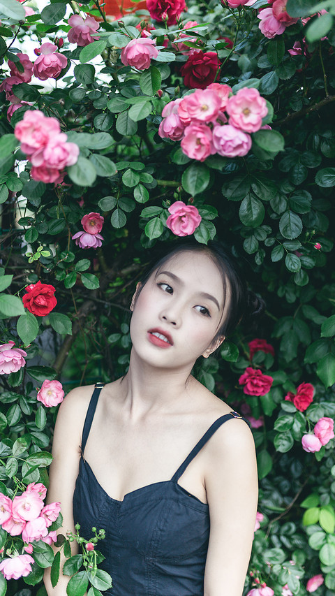 气质美女-拍信图库 screenshot