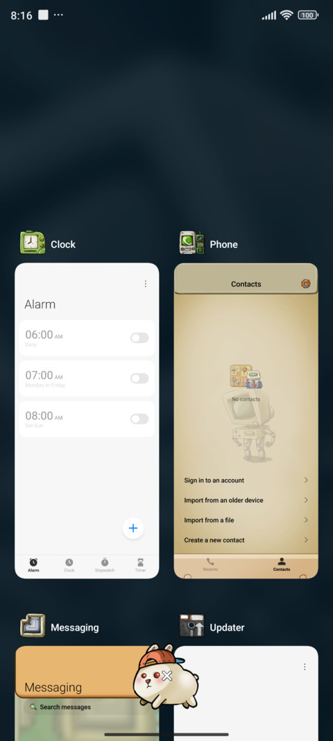 Robot and PC screenshot