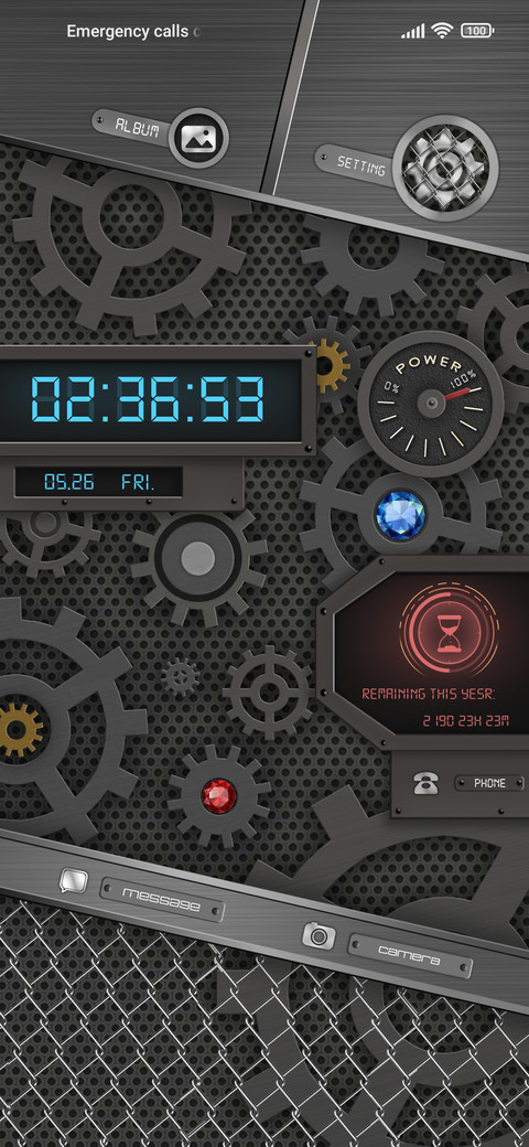 Rotating gear screenshot