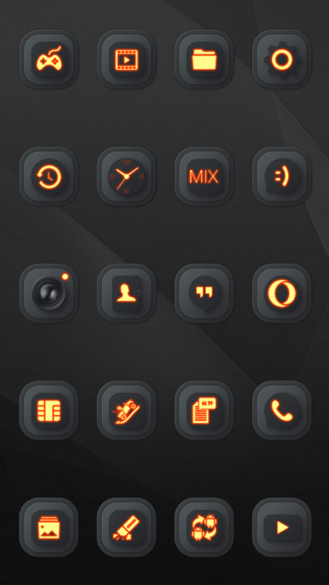 Matte Black v10 screenshot