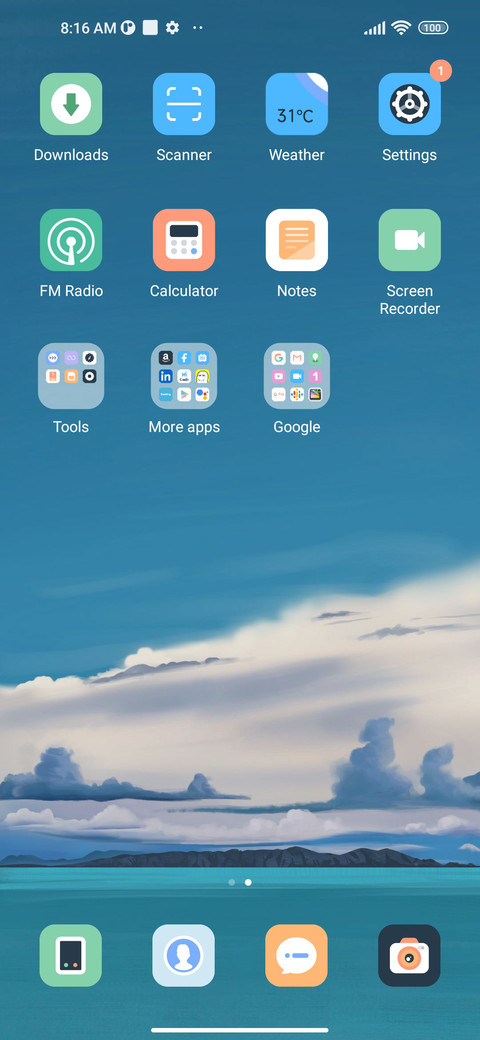 Cloud screenshot