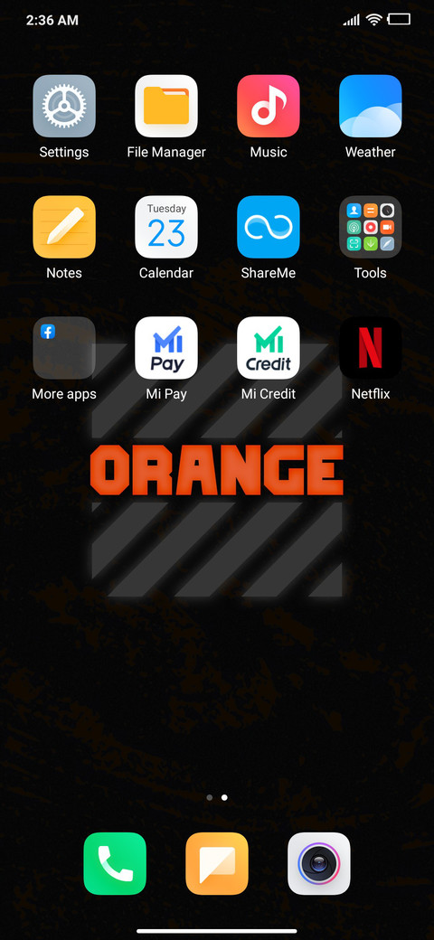 Orange UX V12 screenshot