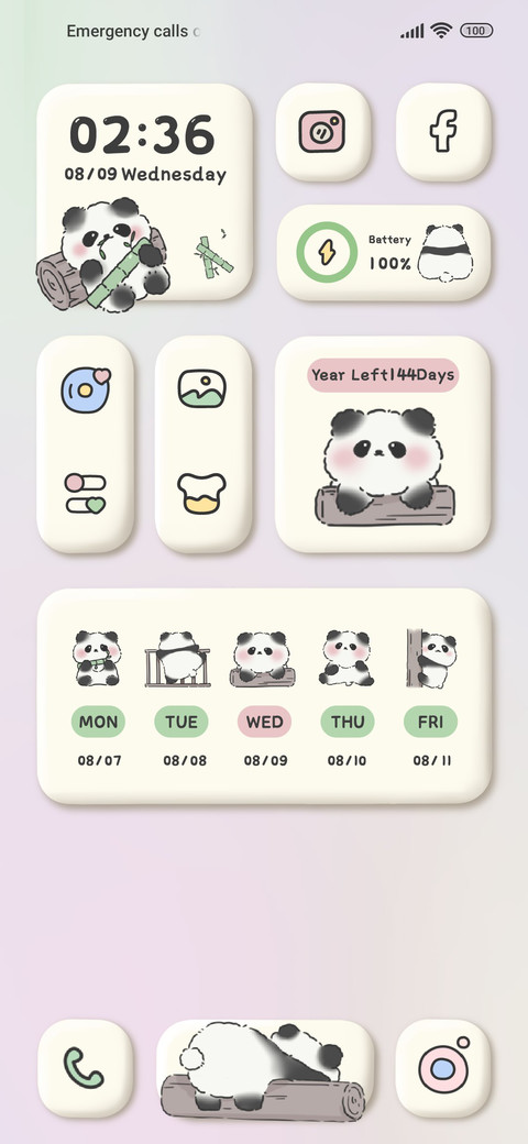 Cute Panda screenshot