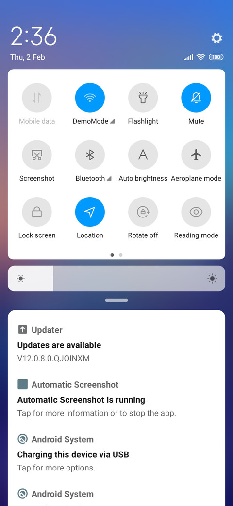 Floral scent screenshot