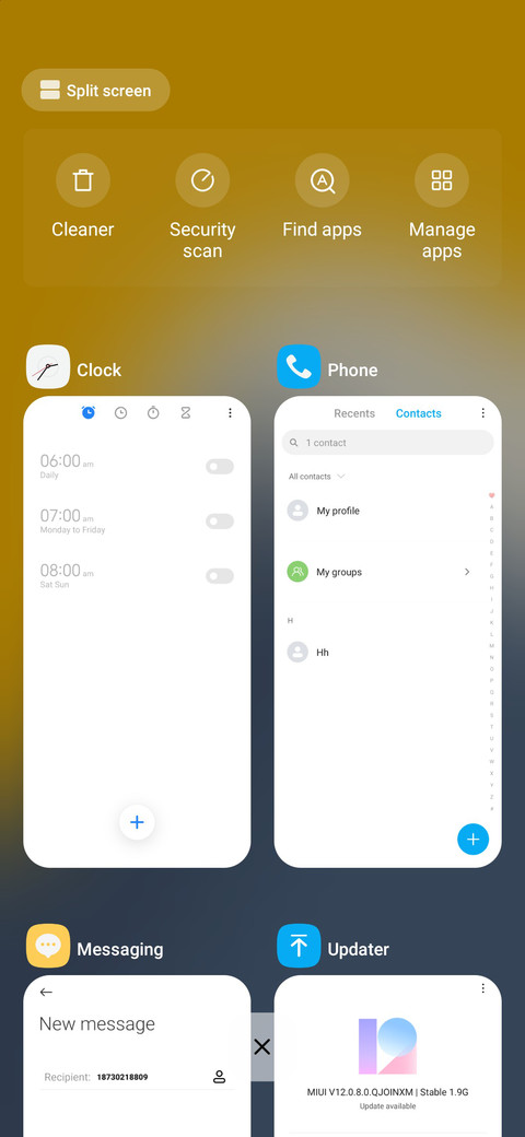 Living OS screenshot