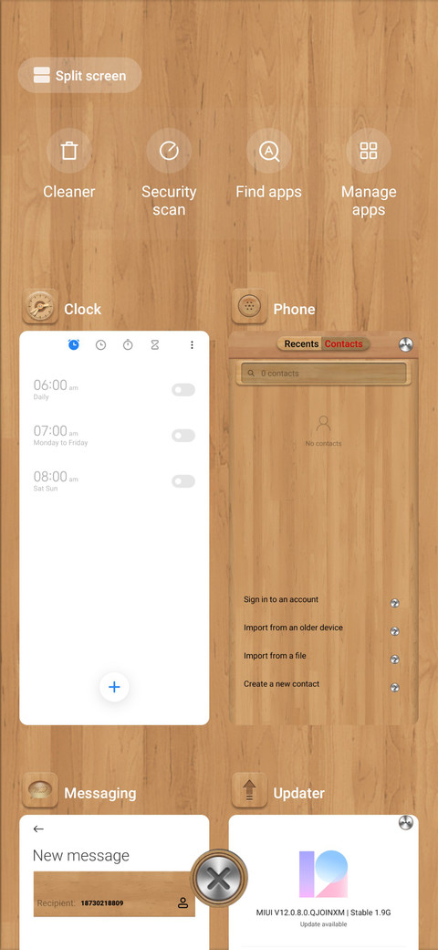 Wood screenshot