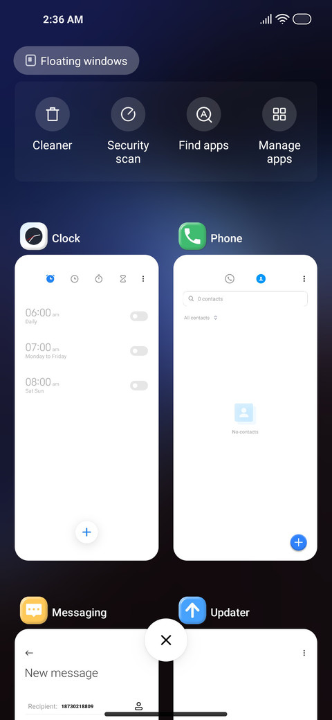 porya UI screenshot