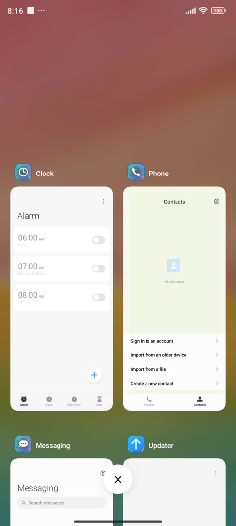 abstract pastel screenshot