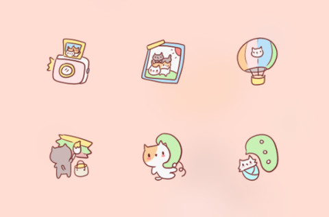 动态可爱叠猫猫G screenshot