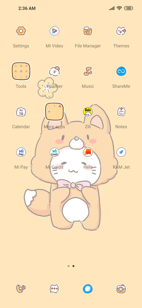 Dress up a kitten screenshot