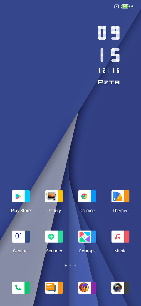 Blue screenshot