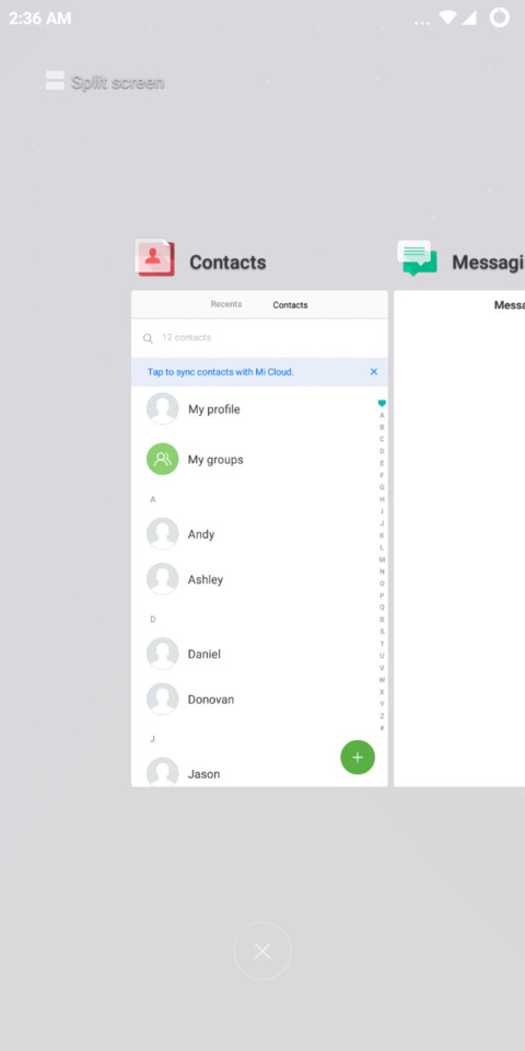Android 8(Oreo) screenshot