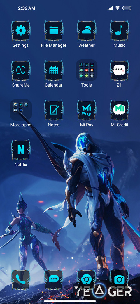 Yeager hero screenshot