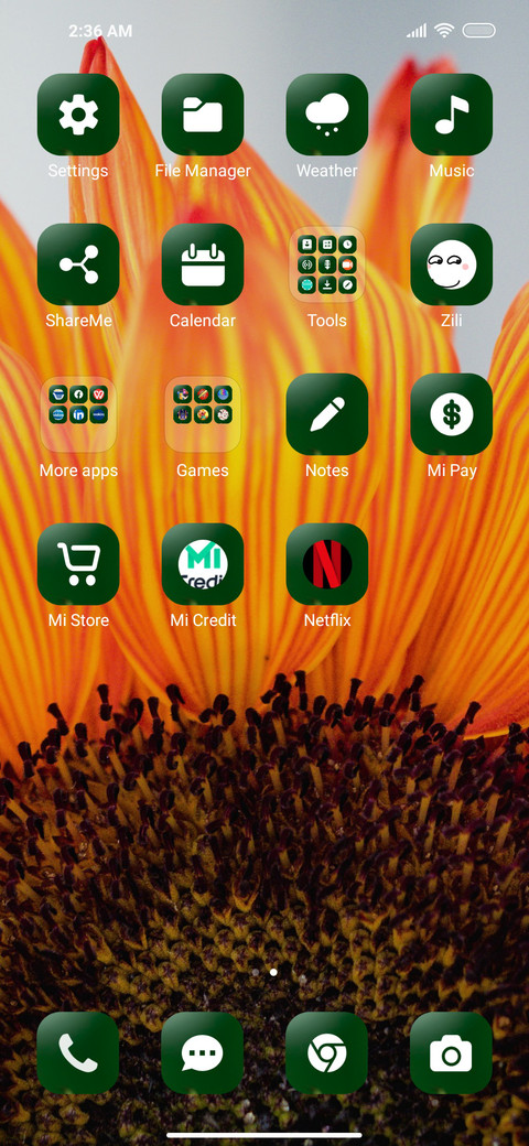 Sunflower screenshot