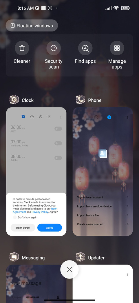 Plum blossoms screenshot