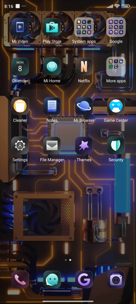 Technology Chip screenshot