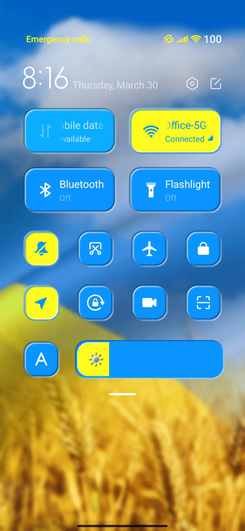 YellowBlue screenshot