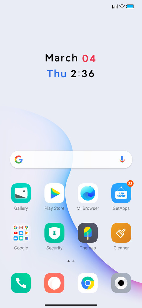 Hello future screenshot