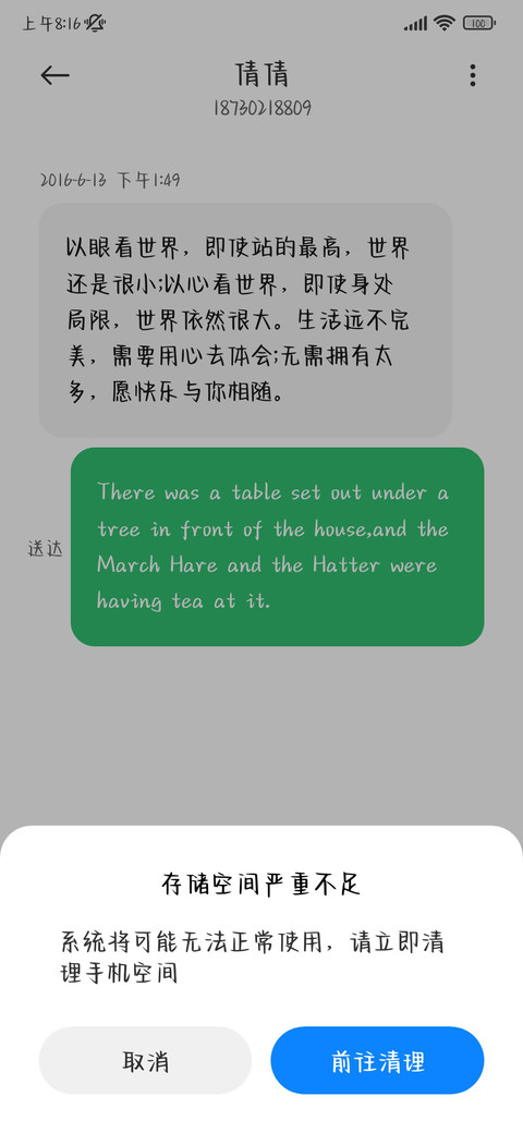 你终究只是在说情话 screenshot