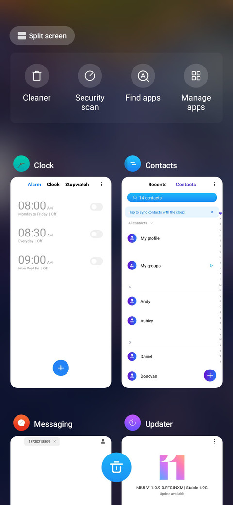 Gradients screenshot