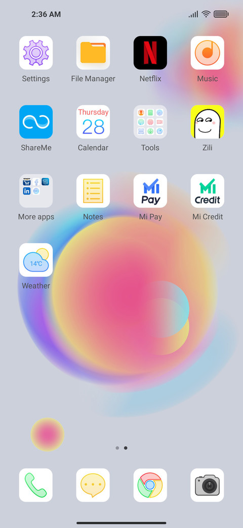 Pure Os IZ V13 screenshot