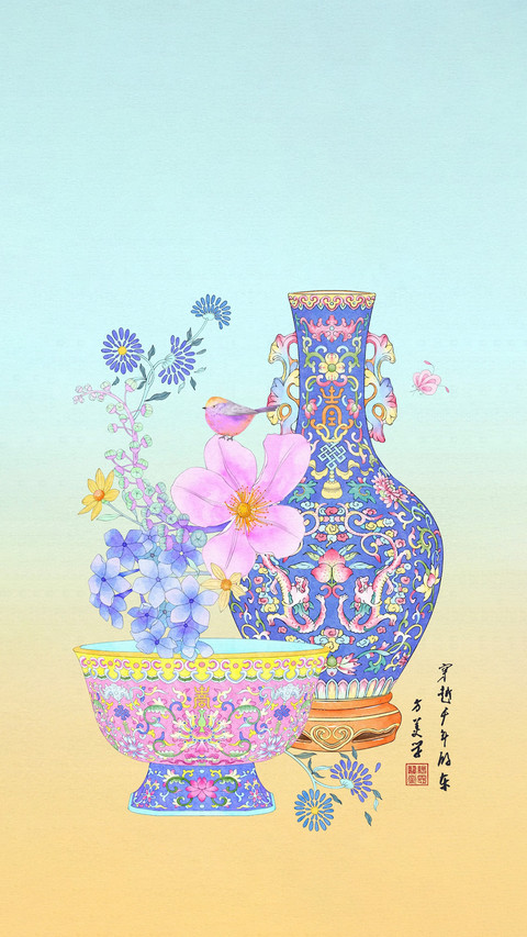 瓷器里的花鸟诗 screenshot
