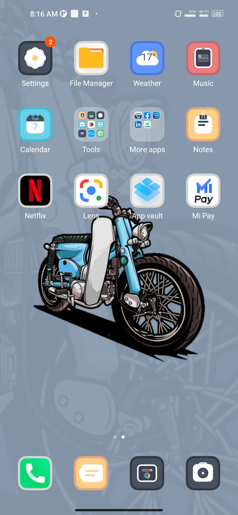 Motor flat screenshot