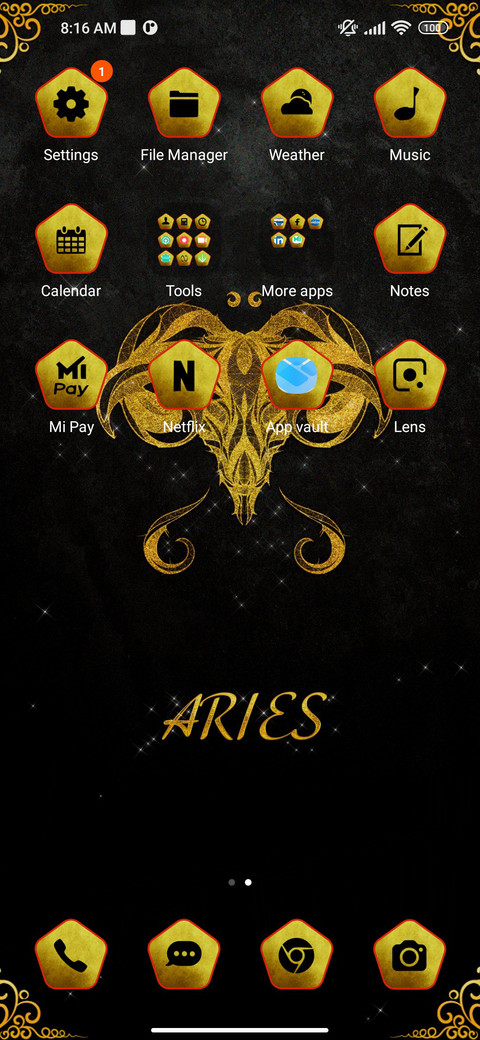 Zodiac golden screenshot
