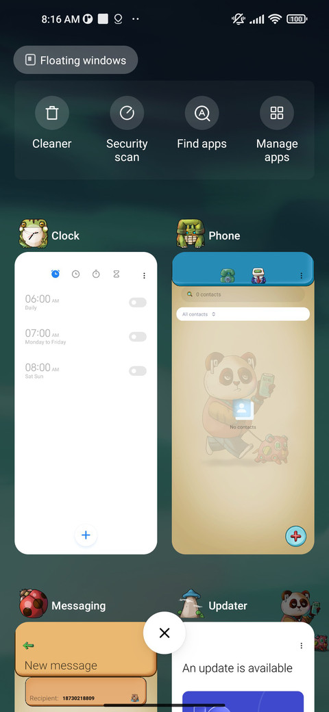 Evolution screenshot