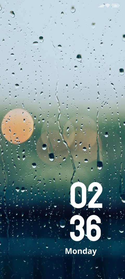 rain drops screenshot