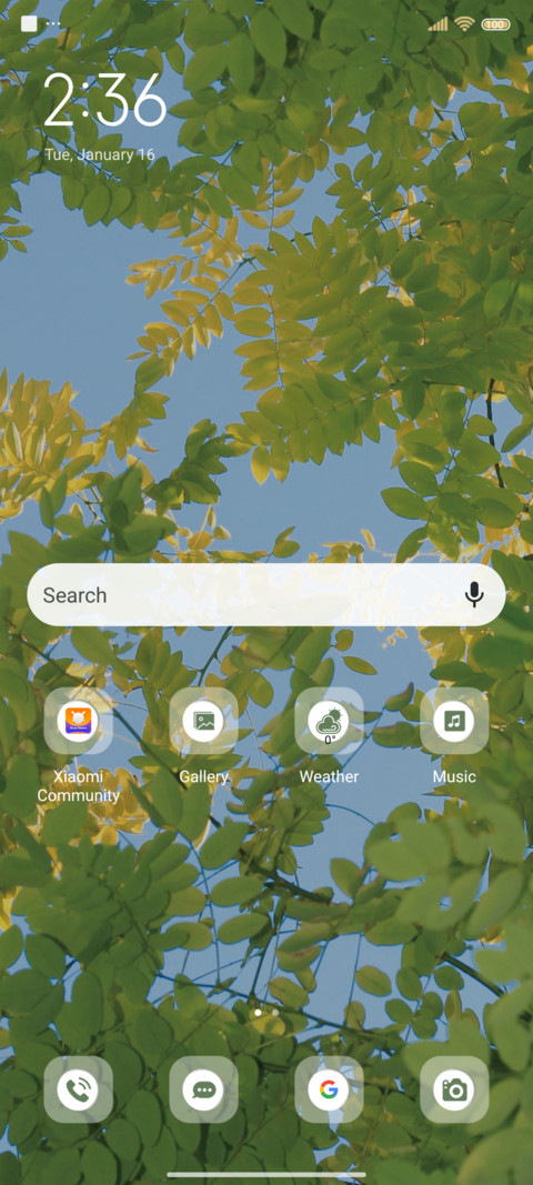 Greenness screenshot