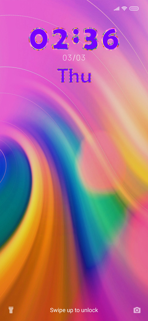 Colorful wave BG screenshot