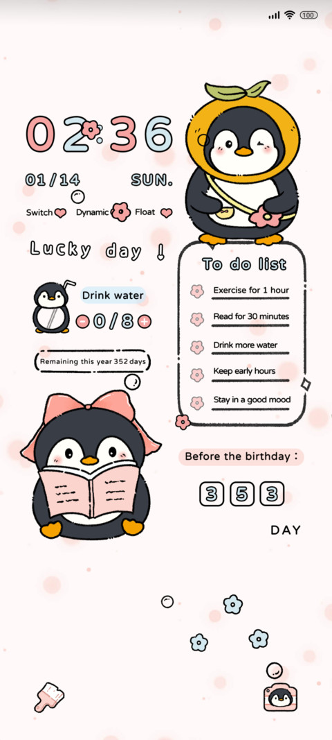 Cute penguin screenshot