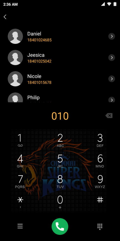 Csk (dark)_Cricket screenshot