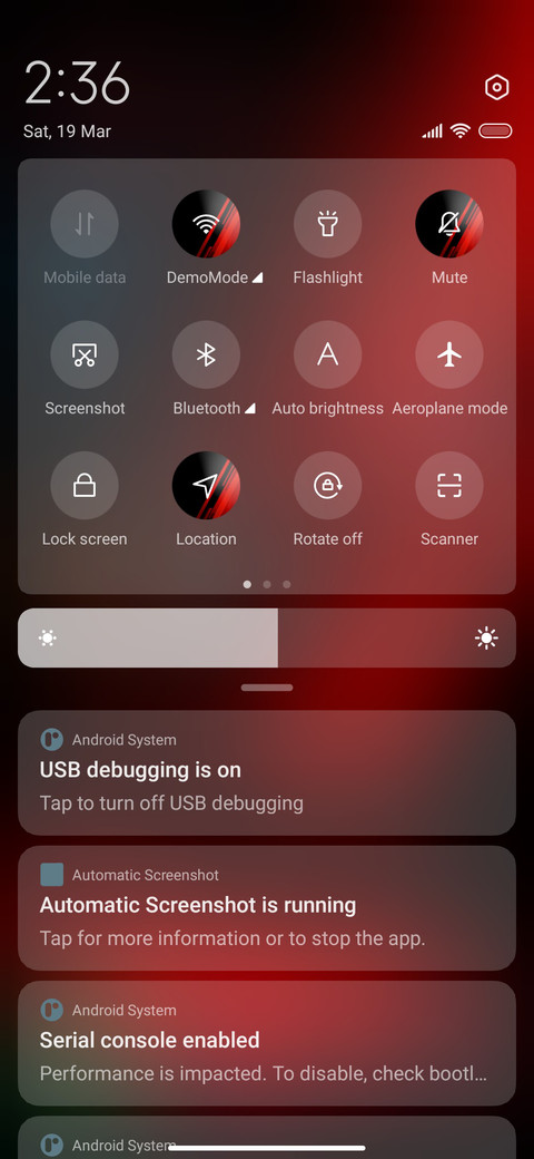 Red Black Car screenshot