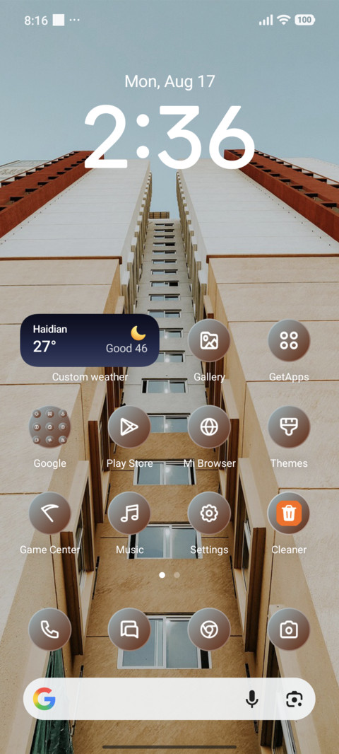 Building screenshot