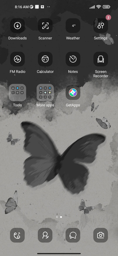 ink wash butterfly screenshot